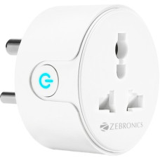 Deals and Offers on - ZEBRONICS ZEB-SP110 10A Smart Plug(White) Deals, Discounts & Offers on - ZEBRONICS ZEB-SP110 10A Smart Plug(White)