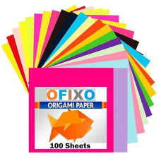 Deals and Offers on - OFIXO DIY Square 100-Pcs Origami Paper Double Sides Solid Color Folding Paper Multicolor Kids Handmade Scrapbooking Craft Accessories Unruled 15 * 15 Origami Paper (Mixed Color) Deals, Discounts & Offers on - OFIXO DIY Square 100-Pcs Origami Paper Double Sides Solid Color Folding Paper Multicolor Kids Handmade Scrapbooking Craft Accessories Unruled 15 * 15 Origami Paper (Mixed Color)