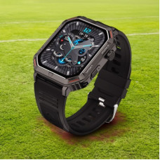 Deals, Discounts & Offers on  - Fire-Boltt Commando 1.95 AMOLED Smart Watch, 123 sports modes, and Bluetooth calling Smartwatch(Black Strap, Free Size)