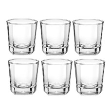 Deals, Discounts & Offers on  - Treo by Milton Crescent Cool Glass, Set of 6, 205 ml, Transparent