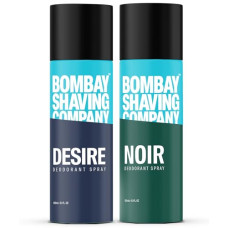 Deals, Discounts & Offers on Beauty Care - BOMBAY SHAVING COMPANY Desire & Noir 150ml x 2 Combo | Deodorant Spray - For Men (300 ml, Pack of 2)