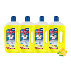Deals and Offers on - Tri-Activ Disinfectant Floor Cleaner |Double Strong | Half Cap Only | 10X Cleaning with 99.9% germ kill | Citrus Fragrance - Pack of 4 (1000ml x 4 units) Deals, Discounts & Offers on - Tri-Activ Disinfectant Floor Cleaner |Double Strong | Half Cap Only | 10X Cleaning with 99.9% germ kill | Citrus Fragrance - Pack of 4 (1000ml x 4 units)