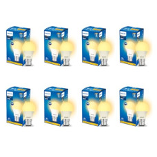 Deals, Discounts & Offers on  - Philips 9-Watts B22 LED Warm White LED Bulb, Pack of 8, (Ace Saver)