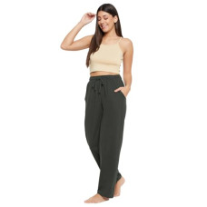 Deals, Discounts & Offers on Women - Clovia Women's Cotton Rich Solid Pyjama