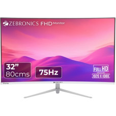 Deals, Discounts & Offers on Computers & Peripherals - ZEBRONICS 32 inch Curved Full HD VA Panel Wall Mountable Monitor (ZEB -AC32FHD LED)(Response Time: 8 ms, 75 Hz Refresh Rate)