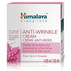 Deals, Discounts & Offers on  - Himalaya Anti-Wrinkle Cream for Men/Women with Aloevera & Grapes | reduce wrinkles, fine lines & age spots | Clinically tested AHA-rich