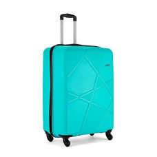 Deals and Offers on - Safari Pentagon 55 Cms Small Cabin Polypropylene Hard Sided 4 Wheels 360 Degree Wheeling System Luggage/Suitcase/Trolley Bag, Cyan Blue Deals, Discounts & Offers on - Safari Pentagon 55 Cms Small Cabin Polypropylene Hard Sided 4 Wheels 360 Degree Wheeling System Luggage/Suitcase/Trolley Bag, Cyan Blue