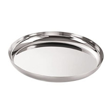 Deals, Discounts & Offers on  - Neelam Stainless Steel 9 18G J.K.Khumcha, 20.5 cm, Silver