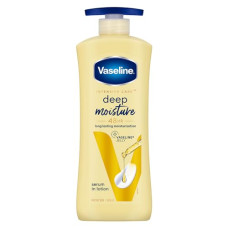 Deals, Discounts & Offers on  - Vaseline Intensive Care, Deep Moisture Nourishing Body Lotion, 600ml, for Radiant, Glowing Skin, with Glycerin, Non-Sticky, Fast Absorbing, Daily Moisturizer