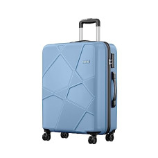 Deals, Discounts & Offers on  - Safari Pentagon Plus 75 cms Large Check-in Polypropylene Hardsided 8 Wheels Luggage/Suitcase/Trolley Bag with TSA Lock (Slate Blue)