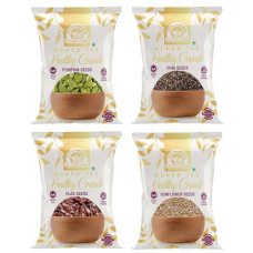 Deals, Discounts & Offers on  - WONDERLAND FOODS Healthy & Tasty Chia, Pumpkin, SunFlower, Flax Seeds 800g Pouch (200g X 4) | Seeds