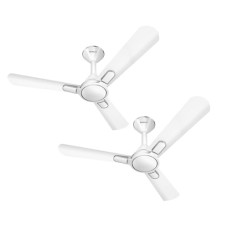 Deals, Discounts & Offers on  - Havells Bianca Decorative BLDC 1200mm Energy Saving with Remote Control 5 Star Ceiling Fan (Pearl White, Pack of 2)