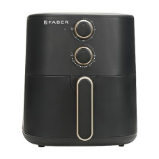 Deals, Discounts & Offers on  - Faber 6L 1500W Air Fryer | Fry, Bake, Roast, Toast, Defrost, Grill & Reheat | 360 Rapid Air Cooking, 85% Less Oil | Temperature & Time Control, Non-Stick Fryer Pan, Auto-Off | Sleek Design | (Black)
