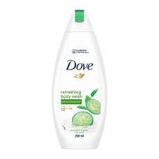 Deals, Discounts & Offers on  - Dove Refreshing Body Wash, With Refreshing Cucumber And Green Tea Scent, For All Skin Type, Smoother Skin, 250 ml