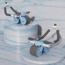 Deals, Discounts & Offers on  - Lifelong Abs Roller For Men-Abdominal Exercise Equipment For Home Gym-Ab Roller With Timer, Mobile Holder & Knee Pad-Exercise Wheels For Men & Women-Abs Workout Machine For Core Plank Workout, Blue