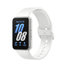 Deals, Discounts & Offers on Electronics - [Pre Pay] Samsung Galaxy Fit3 (Silver), 40mm AMOLED Display with Aluminium Body, Comprehensive Fitness and Health Tracking, Upto 13-Day Battery with Fast Charging, 5ATM & IP68 Rating