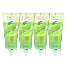Deals, Discounts & Offers on Beauty Care - VLCC Ayurveda Soothing Aloe Vera Gel - 100g X 4 (Pack of 4) | Soothing, Calming, Natural Aloe vera | Anti-Acne Aloe Vera Gel | Combats Blemishes and Dry Skin | Softens and Smoothens Skin