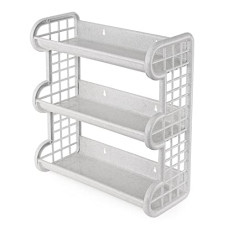 Deals, Discounts & Offers on  - Cello Japan Plastic Storage Shelf, Granite White