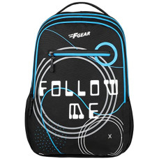Deals, Discounts & Offers on Laptop Accessories - F Gear Follow me Laptop School Bag 35L Black Blue Backpack