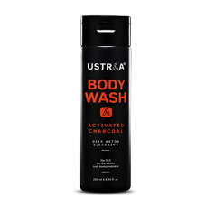 Deals, Discounts & Offers on  - USTRAA Body Wash- Activated Charcoal - 250 ml - Deep Skin Detox with Activated Charcoal