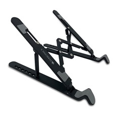 Deals, Discounts & Offers on Laptop Accessories - Zebronics-NS1500 Laptop Stand Featuring Foldable Design, Anti-Slip Silicone Rubber Pads, Supports Maximum of 5kgs Weight Tabletop