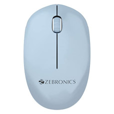 Deals, Discounts & Offers on  - ZEBRONICS Cheetah Wireless Mouse with 1600 DPI, High Accuracy, Precise Usage, 3 Buttons, Ergonomic and Comfortable Design (Blue)