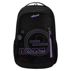 Deals, Discounts & Offers on Backpacks - F Gear Sarcy Laptop Rain Cover School Bag 36L Black Backpack