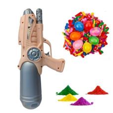 Deals, Discounts & Offers on  - JAICRAFTPUR PUBG Holi Pichkari Pressure Gun Herbal Gulal Gun with Holi Water Balloon/Gulal Pichkari Gun for Kids & Adults Idol