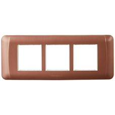 Deals, Discounts & Offers on Home Improvement - Havells ORO 6 Module Cover Plate (Copper, Pack of 4)