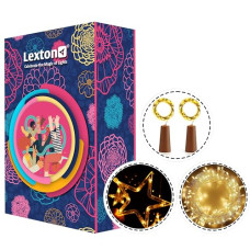 Deals, Discounts & Offers on  - Lexton Combo of 40 Feet LED Decorative String Light & Star Curtain Light & 2pcs