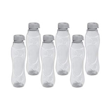 Deals, Discounts & Offers on  - Milton Grammy Pet Water Bottle Set of 6, 1 Litre Each, Grey | BPA Free | Food Grade | Recyclable | Resuable | Sports | Gym | Home | Kitchen | Travel Bottle | Hiking | Treking | Reusable