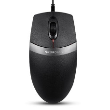 Deals, Discounts & Offers on  - ZEBRONICS Spin with 1000 Dpi with High Precision with USB Interface, 3 Buttons,Plug & Play, Black