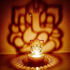 Deals, Discounts & Offers on  - eCraftIndia Lord Ganesha Tea Light Holder