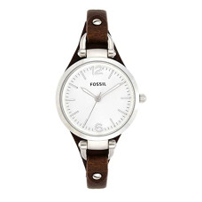 Deals, Discounts & Offers on Women - Fossil Georgia Analog Silver Dial Women's Watch - ES3060