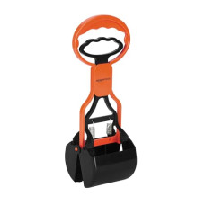 Deals, Discounts & Offers on  - Amazon Basics Folding Jaw Clamp Poop Scooper | Pet Waste Picker | Medium