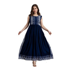 Deals, Discounts & Offers on Women - rytras Women's Rayon Printed Flared Kurti