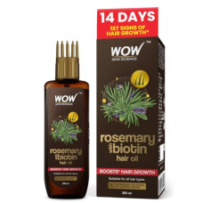 Deals, Discounts & Offers on Beauty Care - WOW Skin Science Rosemary with Biotin Hair Growth Oil | Stimulates New Hair Growth | Controls Hair Fall & Reduces Hair Breakage | Gives Healthy Hair