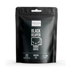 Deals, Discounts & Offers on  - Black Reaper - Shoreditch Blend - (Dark Roast) - 20g Pouch, SAMPLE Freshly Ground Coffee Beans Powder Strong