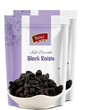 Deals, Discounts & Offers on  - Nutwiz Premium Raisins (Black Raisins/ Kali Darakh, 400g)