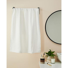 Deals, Discounts & Offers on  - Amazon Brand - Solimo 100% Cotton Bath Towel | Pack of 1 | Extra Large Size | 340 GSM (White)