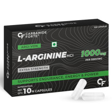 Deals, Discounts & Offers on  - Carbamide Forte L Arginine 1000mg Supplement Per Serving - 10 Veg Capsules