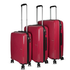 Deals, Discounts & Offers on  - F Gear Eagle PP03 Rosebud Hard-Sided Luggage Set of 3 Trolley Bags (50, 60 & 70 cm)