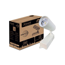 Deals, Discounts & Offers on  - wipro 10 Watt Cylindrical Sleek LED 36 Degree Track Light (4000K,White)