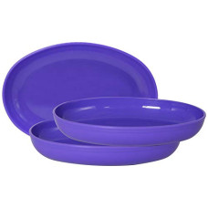 Deals, Discounts & Offers on  - WONDER Homeware Prime Sigma Snacker Mixing Bowl, 500 ml Set of 3, Violet Color,