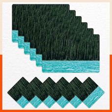Deals, Discounts & Offers on  - Table Mats by Bathla - Set of 6-45cm x 30cm Table Placemats & Coasters