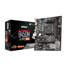Deals, Discounts & Offers on  - MSI B450M-A PRO MAX AMD AM4 DDR4 M.2 USB 3.2 Gen 1 HDMI M-ATX Motherboard