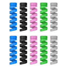 Deals, Discounts & Offers on  - Gizga Essentials Spiral Cable Protector Cord Saver for Mac Charger, iPhone Charger, Wire Protector, Lightweight Durable Flexible Wire Winder