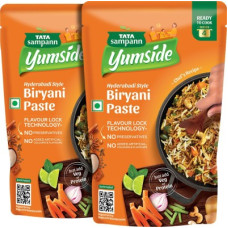 Deals, Discounts & Offers on Food and Health - Tata Sampann Yumside Hyderabadi Style Biryani Paste, Just Add Vegetables / Meat, Ready To Eat Meal 300 g