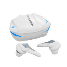 Deals, Discounts & Offers on Headphones - Amazon Basics True Wireless Gaming Mode in-Ear Earbuds, Up to 50ms Low Latency & Built-in Mic, 60H Playtime, IPX5 Sweat & Water Resistant, Touch Controls & Voice Control, Super Fast Charging (White)