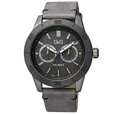 Deals, Discounts & Offers on Men - Q&Q Analog Black Dial Men's Watch-AA34J502Y
